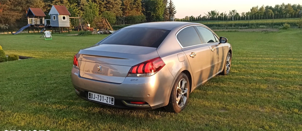Peugeot 508 cena 31900 przebieg: 230000, rok produkcji 2014 z Rawicz małe 277